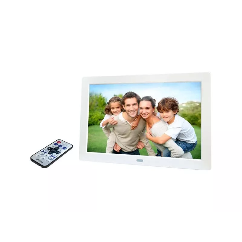 Skaitmeninis nuotraukų rėmelis SENCOR SDF 874 WH — 8 colių IPS, 1280 x 800, baltas