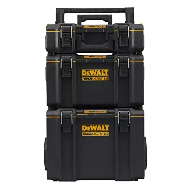 Įrankių laikymo dėžė DeWalt DWST83402-1, juoda/geltona, 554×500×1150 mm