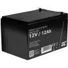 AGM baterija Green Cell 12V 12Ah – sandari švino rūgštinė (VRLA), 151×98×95 mm, 3.3 kg