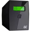 Nepertraukiamo maitinimo šaltinis Green Cell UPS02 0,8 kVA (480 W) linijinis-interaktyvus, LCD, 2x F tipo lizdai, USB-B, RJ-45, RJ-11