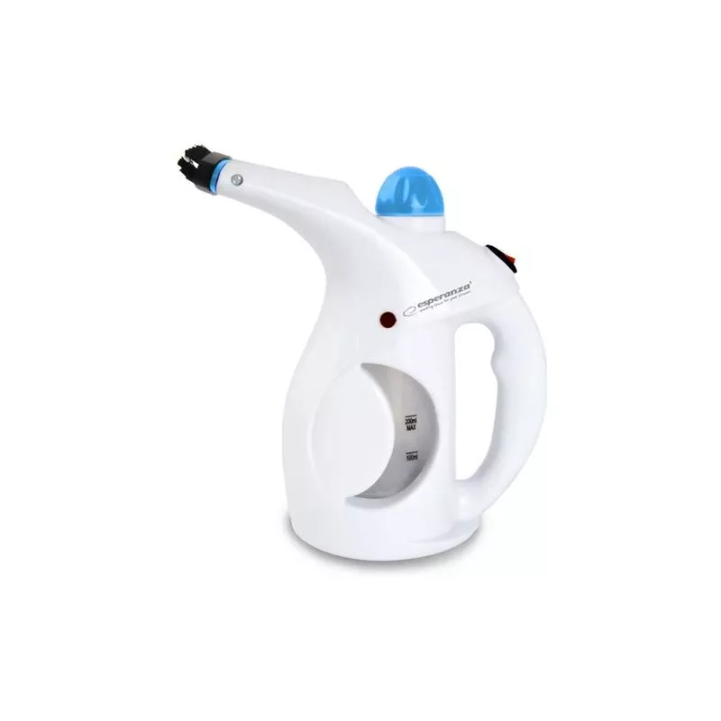 Rankinis drabužių garintuvas ESPERANZA EHI006 — 800 W, 15 g/min garų, 0,2 l talpa, 1,5 m laidas, juodas