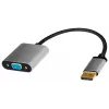 LogiLink CDA0109 jungčių adapteris DisplayPort į VGA 0,15 m, pilka juoda