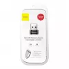 Baseus USB kištukas į Type-C lizdą adapterio keitiklis juodas