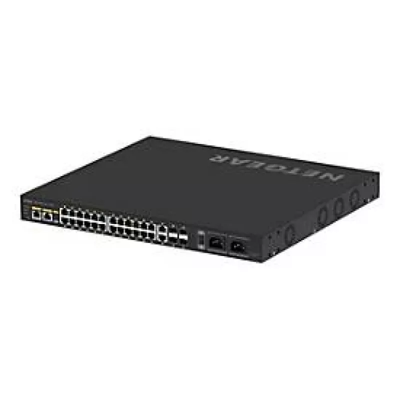 NETGEAR GSM4230UP Valdomas L2/L3 Gigabit Ethernet (10/100/1000) komutatorius su maitinimu per Ethernet (PoE) 1U Juodas