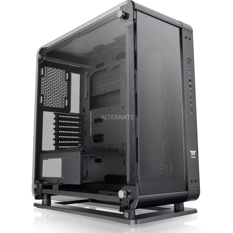 PC korpusas Thermaltake Core P6 Tempered Glass Midi Tower juodas