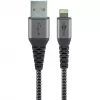 GOOBAY Lightning kabelis 49268 — USB A į Lightning, 1 m, 2.4A, pilka / sidabrinė