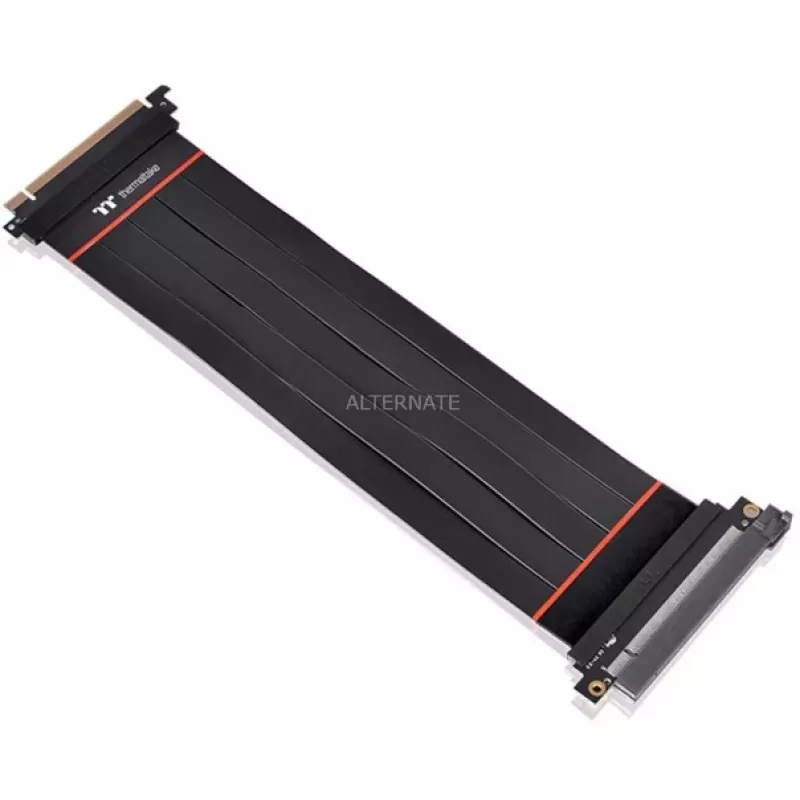 “Thermaltake” vidinis PCI-E maitinimo kabelis AC-058-CO1OTN-C1, PCI-E x16 (Gen4), 0,3 m, juodas