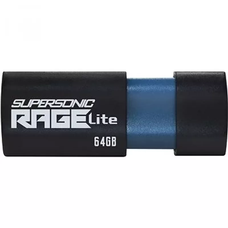 USB atmintukas PATRIOT Supersonic Rage Lite 64 GB USB Type-A 3.2 Gen 1, slankiojamas, atsparus smūgiams