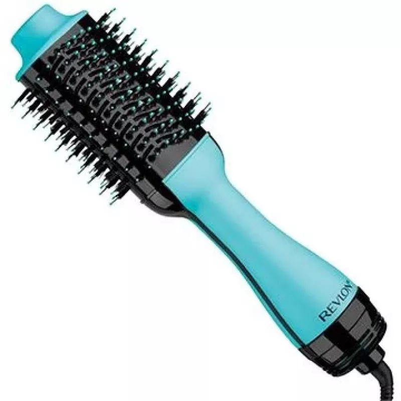 Revlon RVDR5222 „One-Step“ plaukų džiovintuvas ir voliumizatorius su karšto oro šepetėliu, žalias