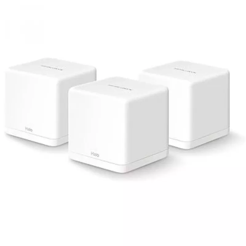Tinklinis „Wi-Fi“ maršrutizatorius „Mercusys HALO H30G“ (3 vnt.) „Gigabit AC1300“