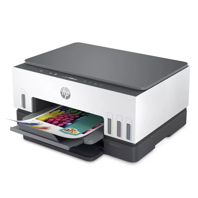 Daugiafunkcinis spausdintuvas HP Smart Tank 670 — terminis rašalinis, spalvotas, A4, „Wi‑Fi“ / „Bluetooth“, dvipusis, 4800x1200 DPI
