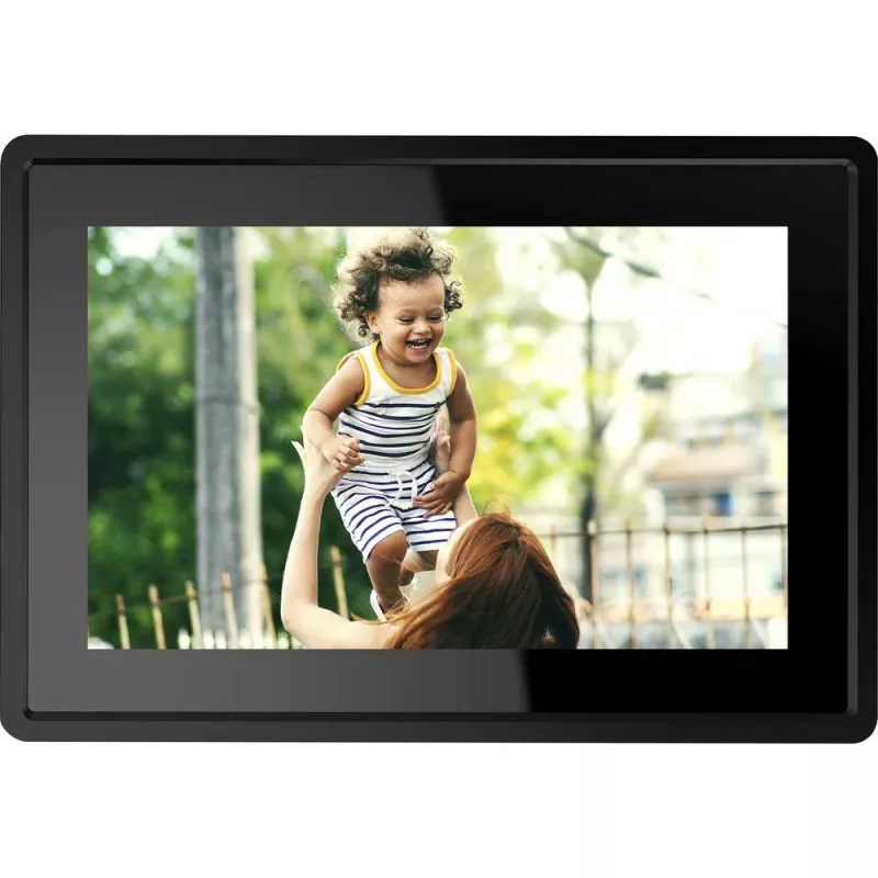 Denver PFF-1021BLACK skaitmeninis nuotraukų rėmelis Juodas 25,6 cm (10,1 inch) jutiklinis ekranas, Wi-Fi