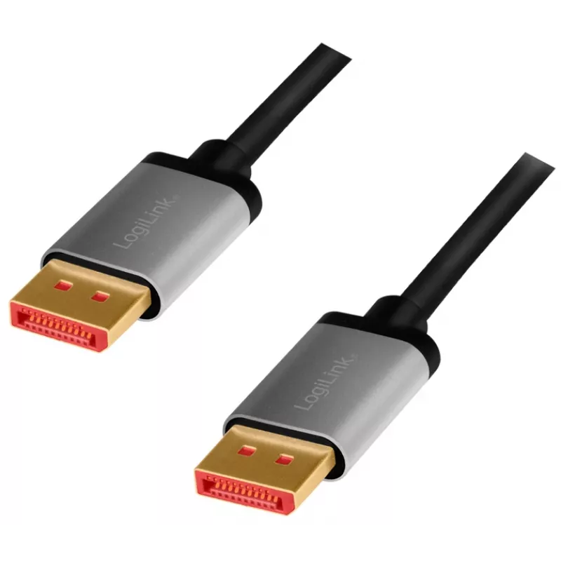 DisplayPort kabelis LogiLink CDA0105 2 m Juoda Pilka