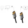 LogiLink CHA0101 HDMI AV kabelis, juodai pilkas, 2 m, HDMI į HDMI kištukai