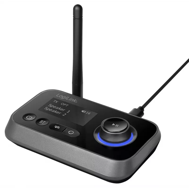 LogiLink BT0062 Bluetooth garso siųstuvas-imtuvas BT 5.0 10 m nuotolis