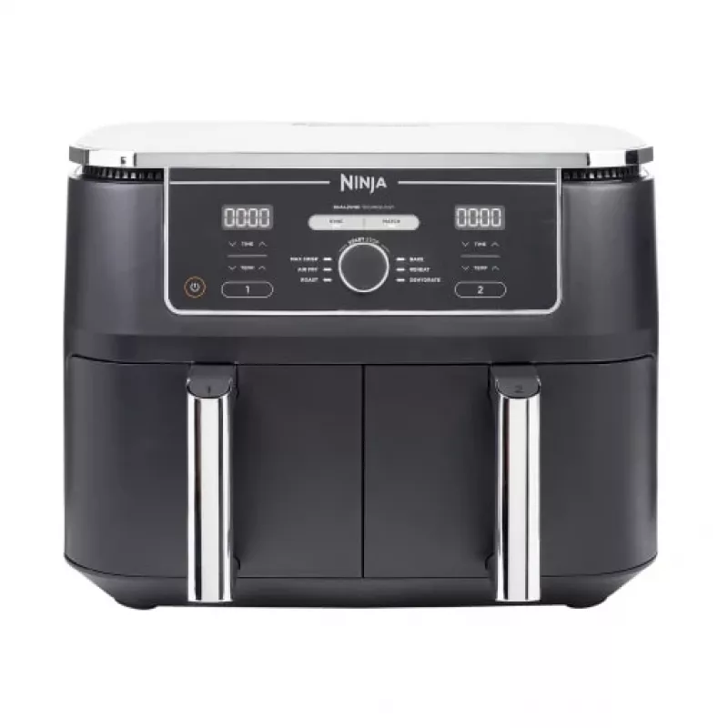 Ninja AF400EU keptuvė Dviguba 9,5 L Atskira 2470 W Karšto oro keptuvė Juoda