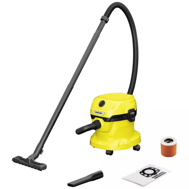 Kärcher 1.628-009.0 dulkių siurblys, juodas, geltonas, 12 l, 1000 W