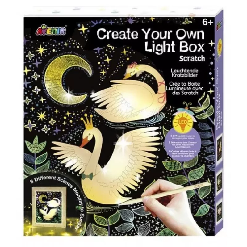 Avenir Create Your Own Lightbox - Meno ir amatų rinkinys 6–7 metų vaikams - Fat Brain Toys