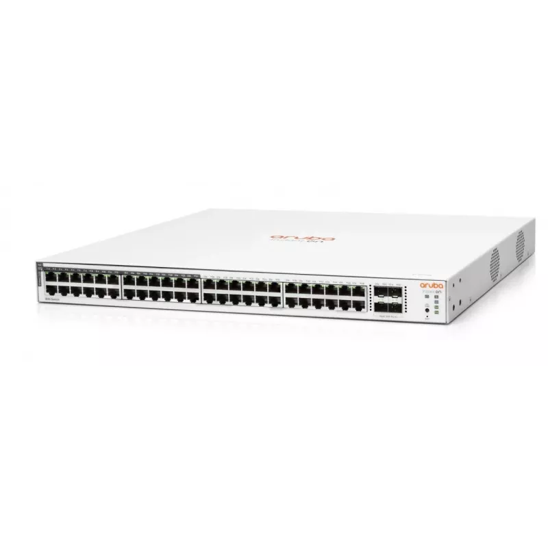 HPE Aruba Networking Aruba Instant On 1830 48G 24p Class4 PoE 4SFP 370W valdomas L2 Gigabit Ethernet (10/100/1000) maitinimas per Ethernet (PoE) 1U