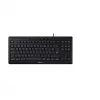 Klaviatūra CHERRY STREAM TKL USB AZERTY prancūziška juoda laidinė 94 klavišai