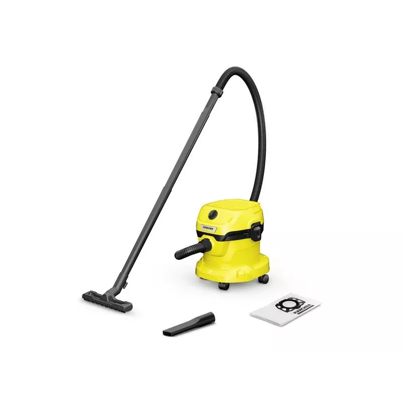 Kärcher WD 2 Plus V-12/4/18 12 l talpos būgninis dulkių siurblys, sausam ir šlapiam valymui, 1000 W, dulkių maišelis