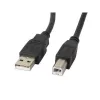 Lanberg CA-USBA-11CC-0050-BK USB laidas 5 m 2.0 USB B juodas (CA-USBA-11CC-0050-BK)