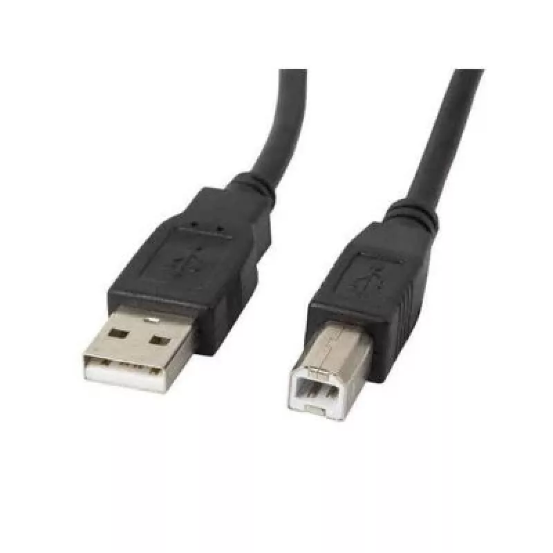 Lanberg CA-USBA-11CC-0050-BK USB laidas 5 m 2.0 USB B juodas (CA-USBA-11CC-0050-BK)