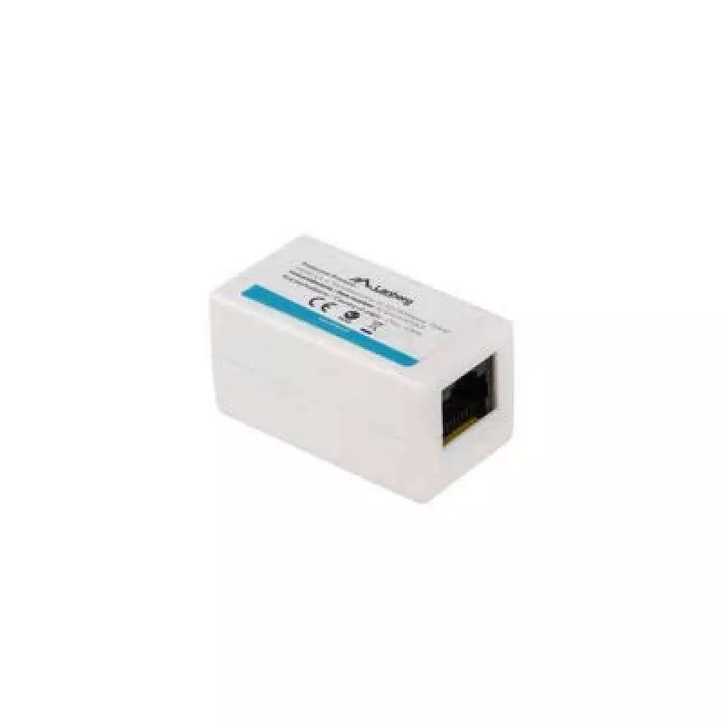 Tinklo šakotuvas LANBERG AD-RJ45-RJ45-OU6 — baltas RJ-45 1 įėjimas į 1 išėjimą