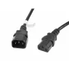 Lanberg CA-C13E-11CC-0030-BK jungiamasis priedas, juodas