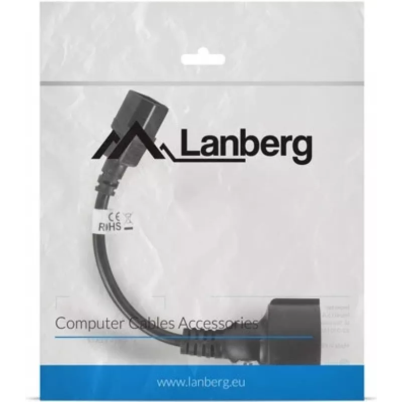 Lanberg CA-C14E-10CC-0018-BK jungiamumo priedas juodas