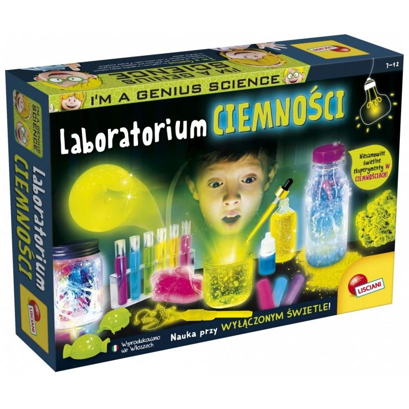 Edukacinis rinkinys Liscianigiochi Im A Genius Tamsos laboratorija 304-PL83879 (mokslo rinkinys)