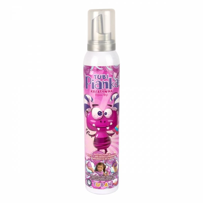 Vonios putų žaislas Tuban TUBI FOAM PINK 200 ml berniukams ir mergaitėms