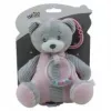 Muzikinė žaislų dėžutė TULILO 9109 Rožinis meškiukas 18 cm - prisukamas muzikinis žaislas