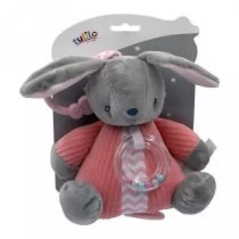 Muzikinė dėžutė TULILO Bunny 9115, pliušinis muzikinis žaislas, 18 cm aukščio