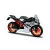 Metalinis Maisto motociklo modelis KTM RC390 masteliu 1:18 su demonstravimo stovu