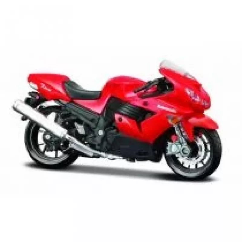 Die‑cast model motorbike Maisto Kawasaki Ninja ZX-14 1:18 scale with display stand