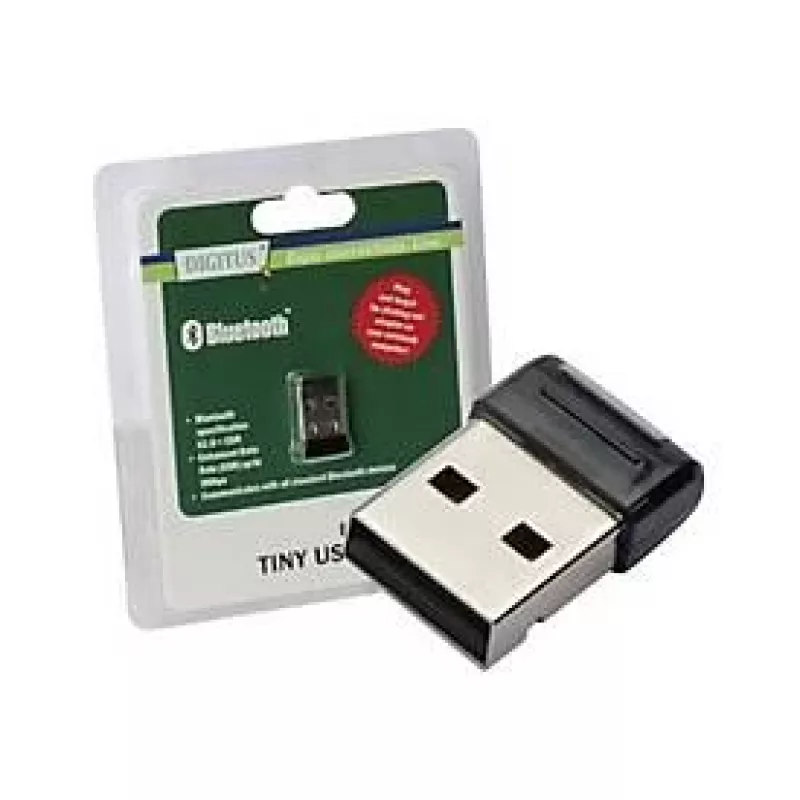 Digitus DN-30211 USB 2.0 adapteris, juodas, plastikinis, kompaktiškas dizainas