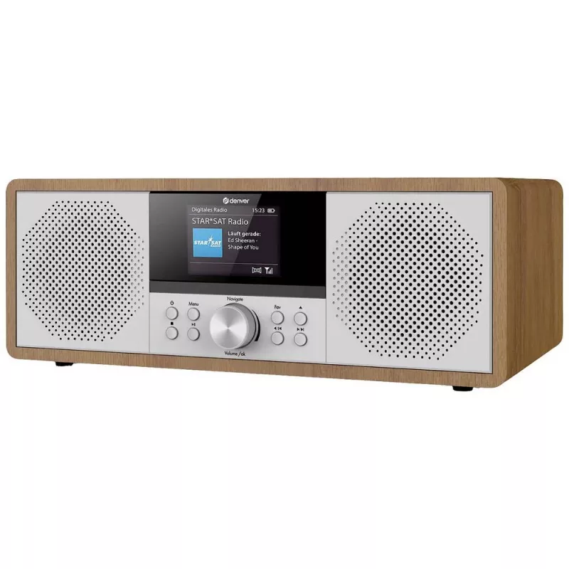 Internetinis radijas Denver MIR-270DW DAB+ FM 20W Wood