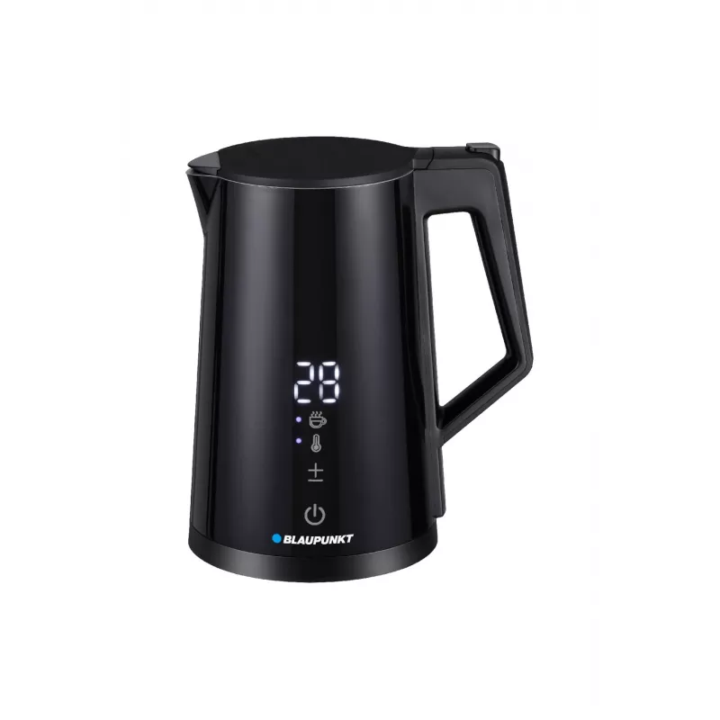 Elektrinis virdulys BLAUPUNKT EKD601, 1,7 l, 2200 W, reguliuojamas 40–100 °C, juodas, nerūdijantis plienas