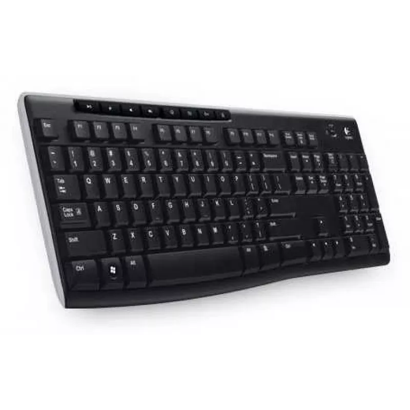 Logitech K270 belaidė klaviatūra su Unifying imtuvu, juoda