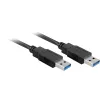 Wentronic Goobay USB 3.0 SuperSpeed kabelis, juodas, 3 m - USB 3.0 kištukas (A tipas) > USB 3.0 kištukas (A tipas) (93929)