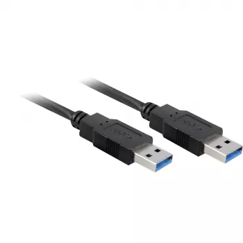 Wentronic Goobay USB 3.0 SuperSpeed laidas, juodas, 3 m - USB 3.0 kištukas (A tipo) > USB 3.0 kištukas (A tipo) (93929)