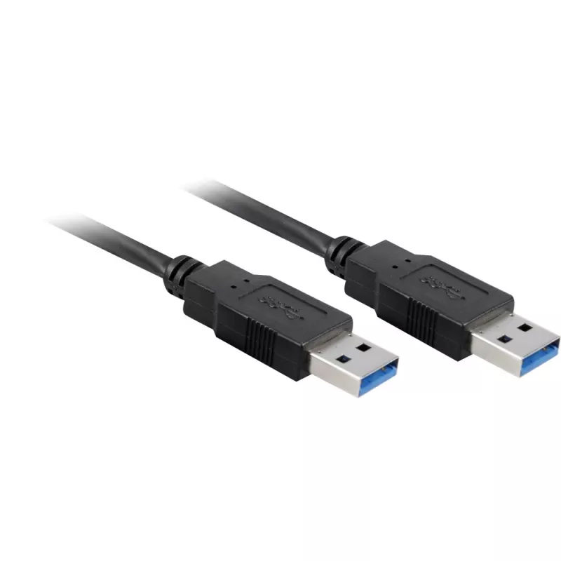 Wentronic Goobay USB 3.0 SuperSpeed kabelis, juodas, 3 m - USB 3.0 kištukas (A tipas) > USB 3.0 kištukas (A tipas) (93929)
