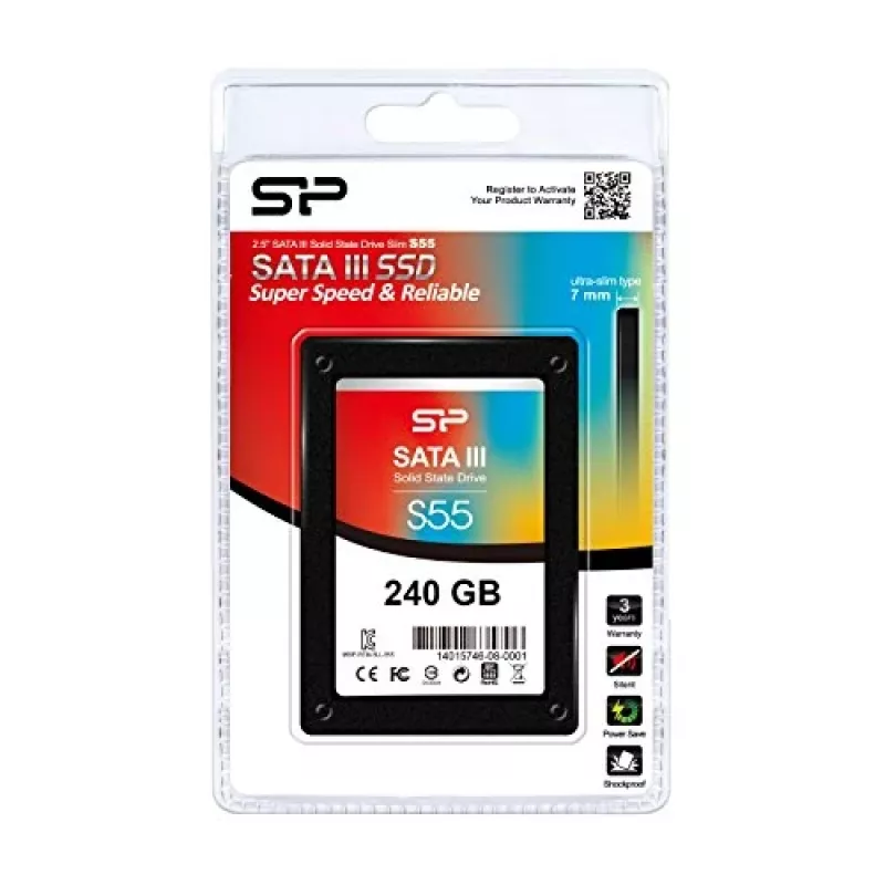 SSD diskas Silicon Power plonas S55 240GB 2.5col SATA III TLC