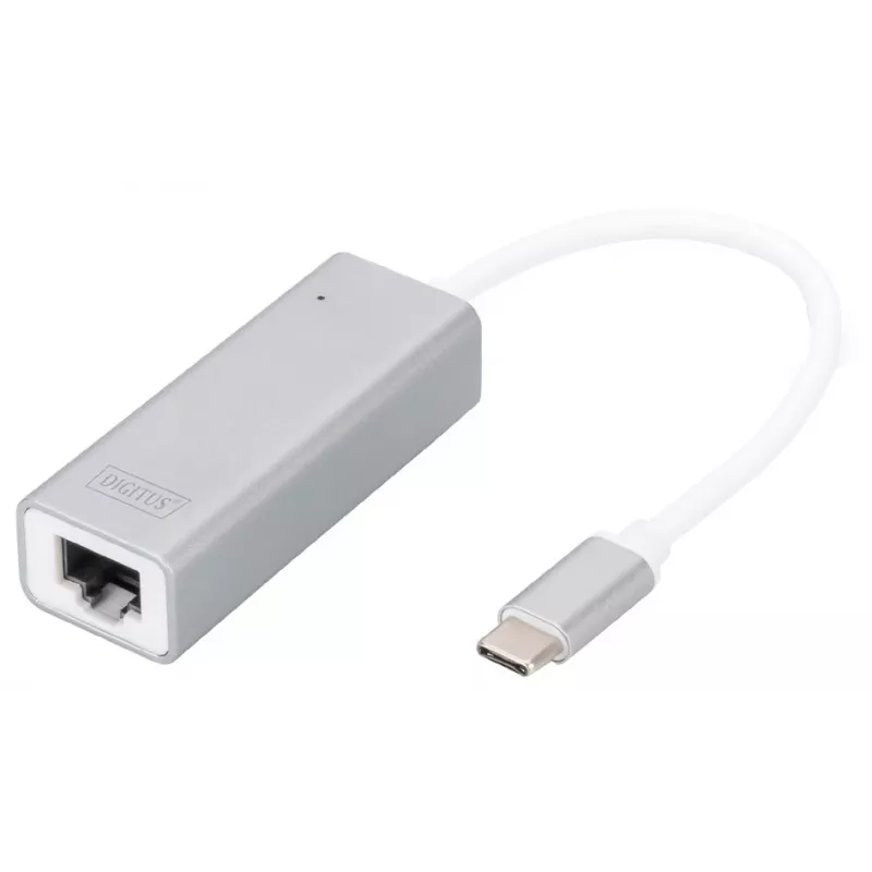 Digitus DN-3024 USB 3.0 adapteris 20 cm 1x USB-C į 1x RJ45 ekranuotas