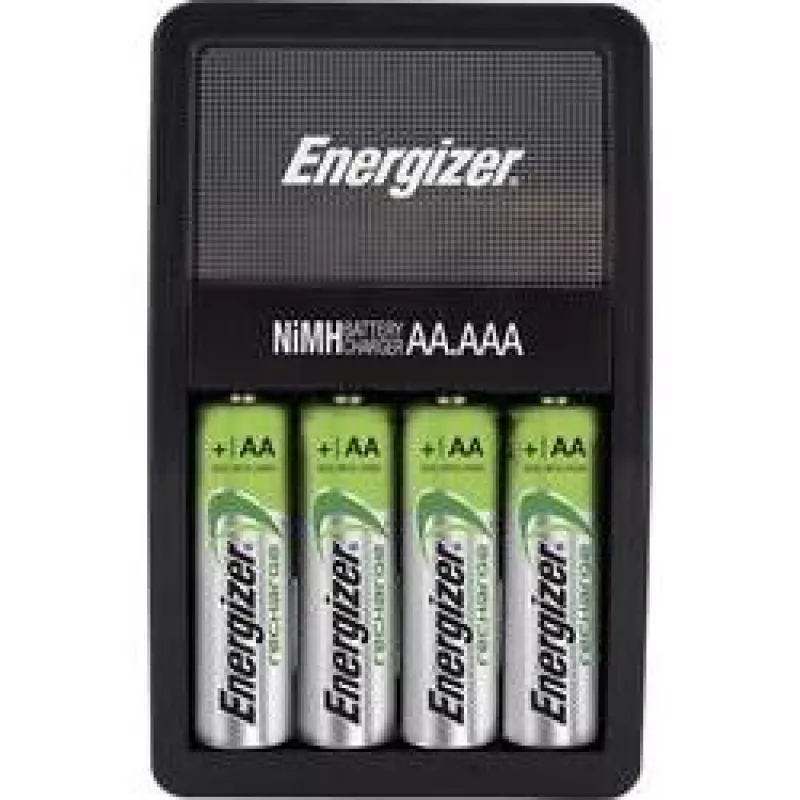 ENERGIZER Maxi ACCU HR6 POW baterijų įkroviklis + 2 AA 2000 mAh baterijos