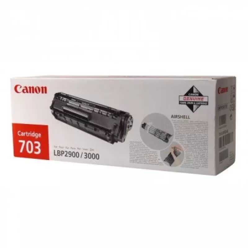 Canon Toner CRG703 juoda tonerio kasetė 3 vnt. originali
