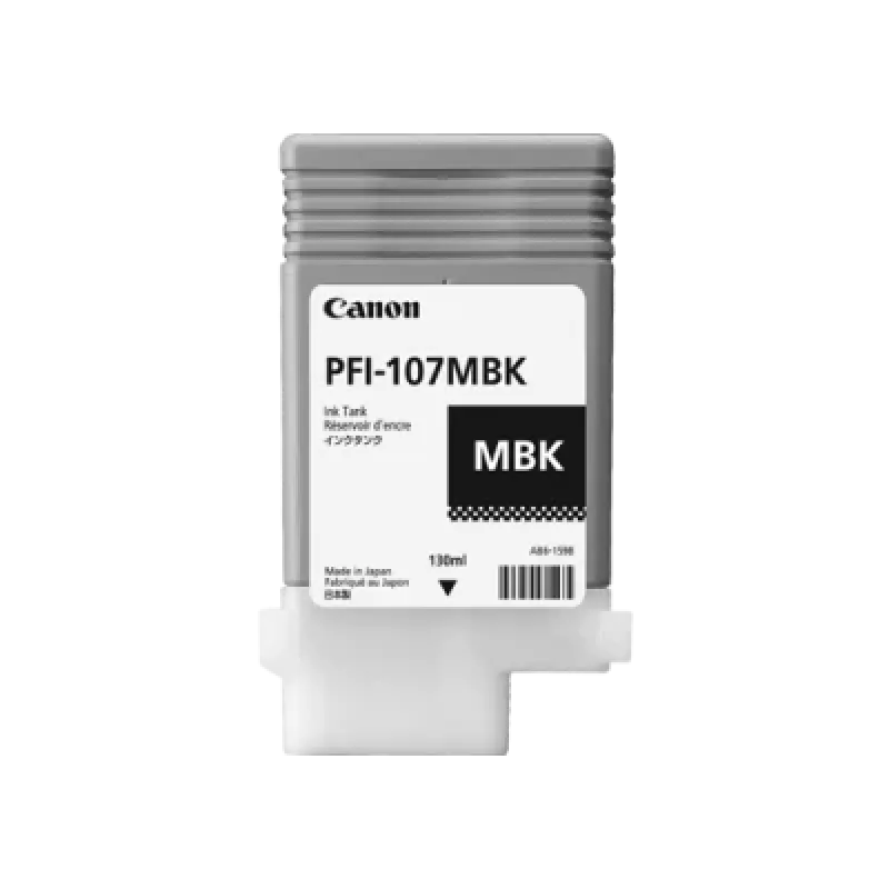 Canon PFI-107MBK rašalo kasetė 1 vnt. Originali matinė juoda