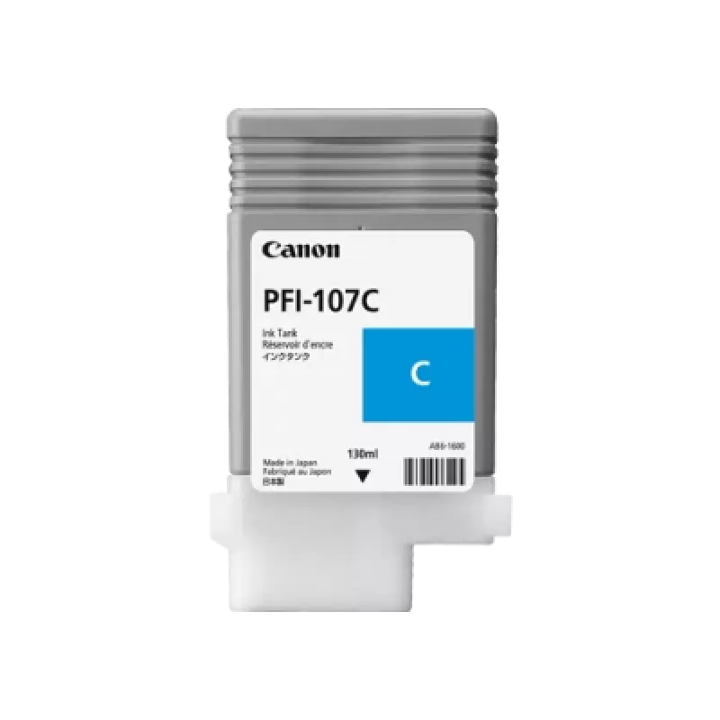 Canon PFI-107C rašalo kasetė 1 vnt. Originali žydra
