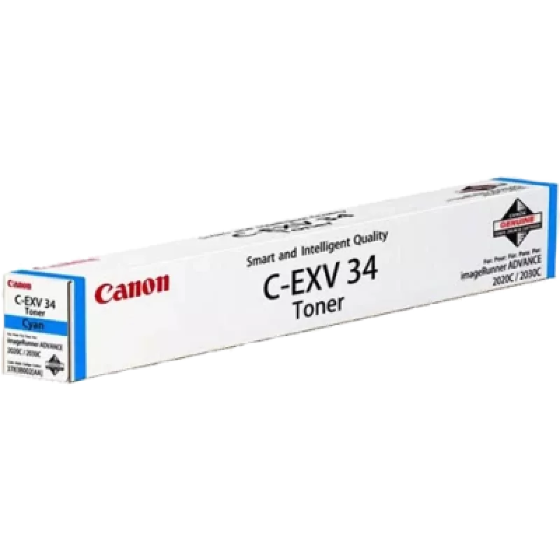 Canon C-EXV 34 tonerio kasetė 1 vnt. originali žydra